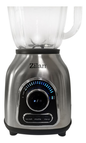 Licuadora Zilan Jarra Vidrio 1400w Tritura Hielo 1,75 Litros