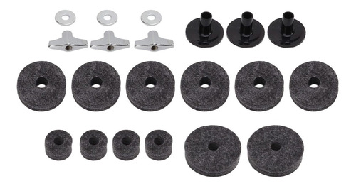 Drum Cymbal Felt Pad Kit Durable Firm Fixing Various For