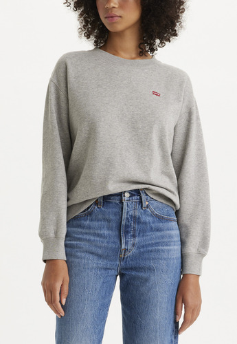 Polerón Mujer Logo Mini Batwing Gris Levis 24688-0076