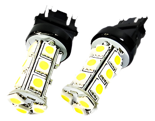 Alta Potencia 2 X 7443 580 18 Smd Led Cola Luz 7440 W21w 992