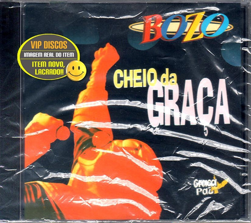 Cd Bozo Cheio De Graça Arlindo Barreto Graça E Paz Lacrado!