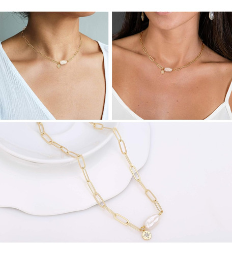 Gargantilla Oro 18 Quilates Cadena Eslabones Para Mujer