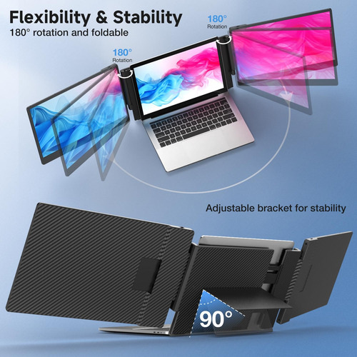 Monitor Portátil De 14 Fhd 1080p Extensor De Pantalla
