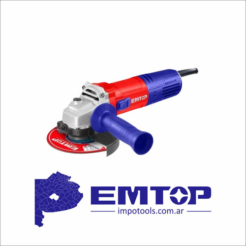Amoladora Angular 115 Mm ( 960 W ) Emtop Rojo 50/60 Hz
