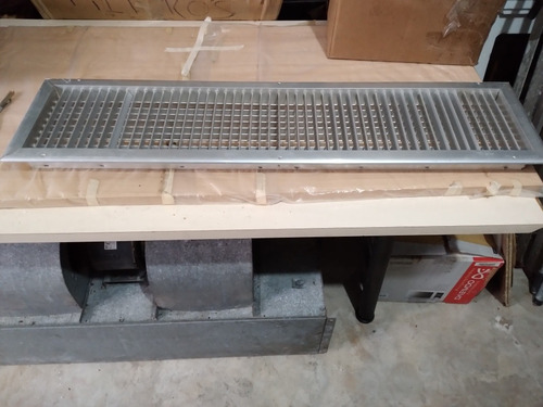 Rejas De Suministro De Aire En Aluminio Anodizado De 14 ×14
