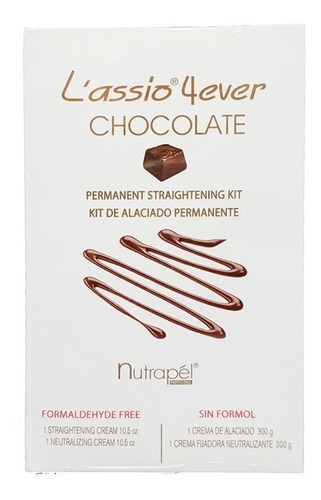 Kit Alaciado Permanente Lassio 4 Ever Chocolate Nutrapel