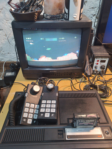 Consola Colecovision De Los 80 Completa Funcionando Negro (Usado)