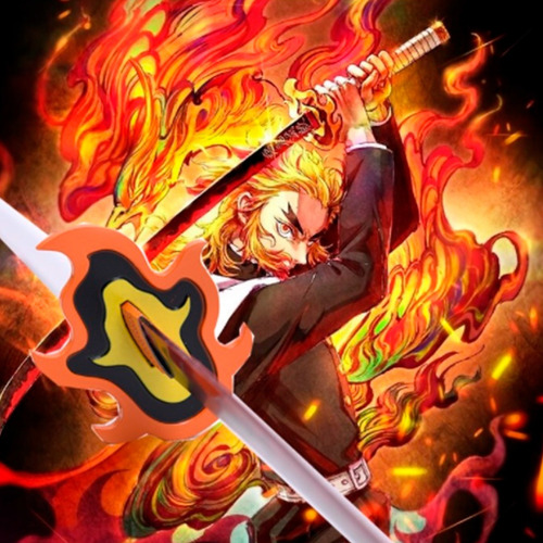 Espada Demon Slayer Kyojuro Rengoku Kimetsu No Yaba 104 Cm