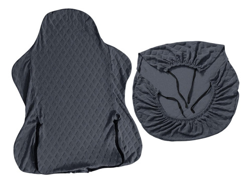 Funda Para Silla De Ordenador De Carreras, Gris Oscuro