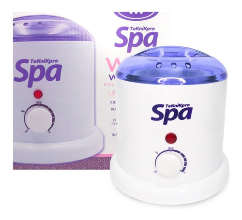 Calentador Fundidor De Cera Teknikpro Spa Wax Warmer 1kg