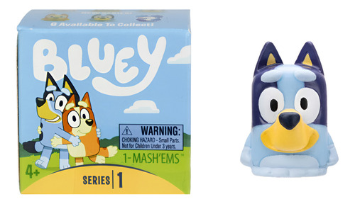 Mash'ems Capsula Bluey Squishy Color Azul