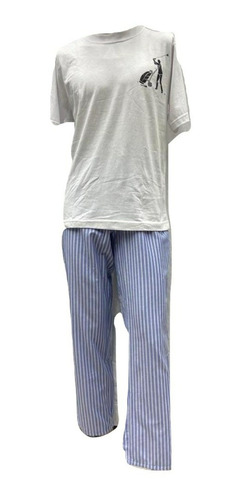 Imagen 1 de 4 de Pijama Hombre Remera Jersey Pantalon Camisero Paytity