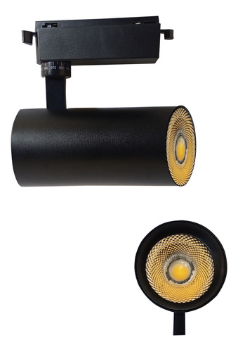 Lampara Led De Riel 35w 4k Negro