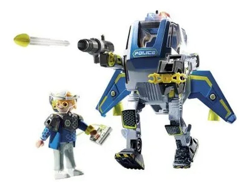 Imagem 7 de 10 de Playmobil Galaxy Police Robô Da Polícia Galáctica 70021
