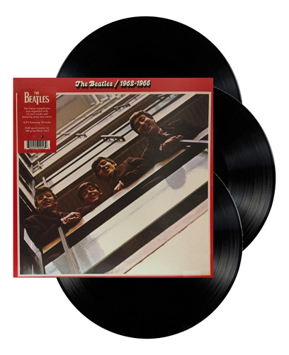 The Beatles 1962 - 1966 Expanded Red 2023 Album 3 Lp Vinyl