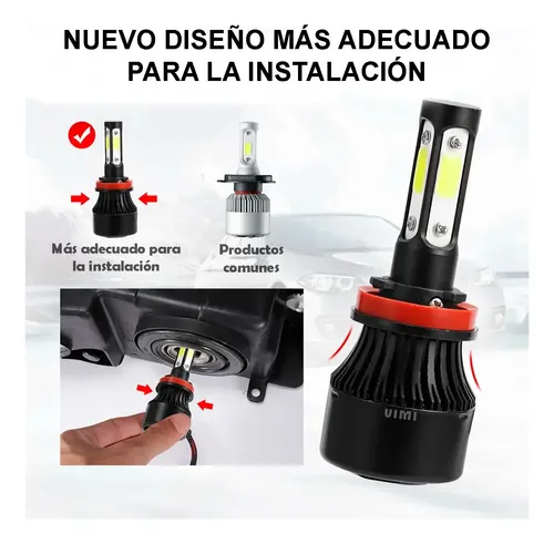 Kit De 11 Bombillas H7 Para Coche - Mejora La Visibilidad Nocturna - Fácil Instalación Y Larga Duración