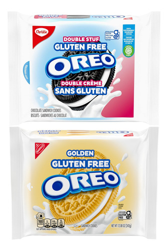 2 Paquetes De Galletas Oreo Gluten Free 2 Sabores Importadas