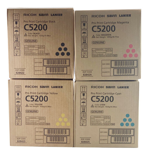 Toner Original Ricoh Pro C5200color: Negro