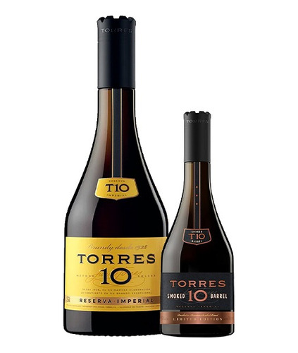 Brandy Torres 10 Reserva 700 Ml Con Smoked Barrel 350 Ml