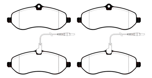 Pastillas Freno Delanteras P/ Peugeot Expert Desde 2007