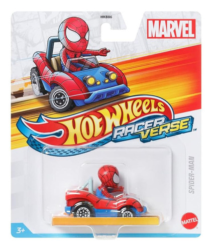 Hot Wheels - Racerverse - El modelo - Mattel Hkb86 Color Spider-Man