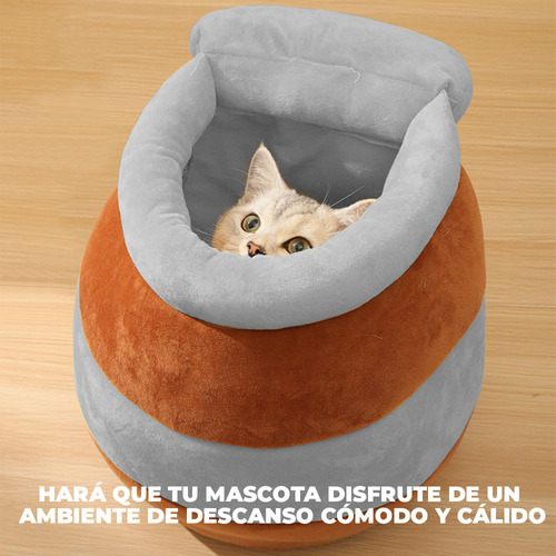 Cama Mascota Pequeña Original Cálida Comoda Perro Gato