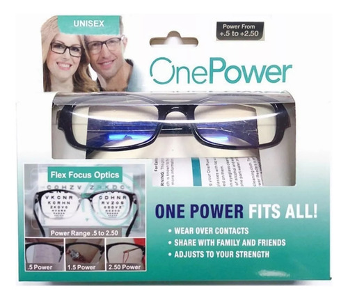200 Lentes One Power Gafas De Lectura Y Enfoque Automatico