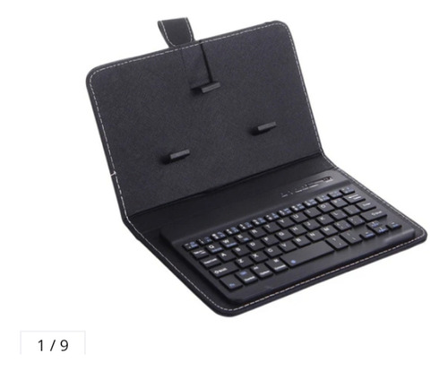 Teclado Inalámbrico Bluetooth Con Estuche  Para Tlf