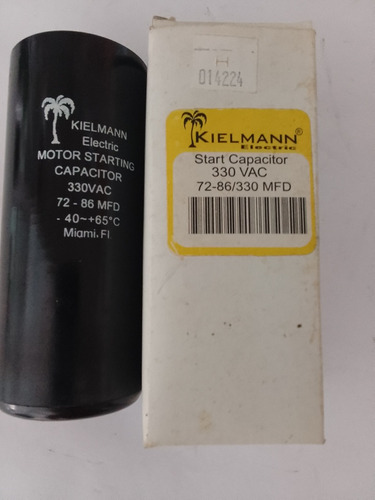 Capacitor De Arranque 72-86 Mfd 330v