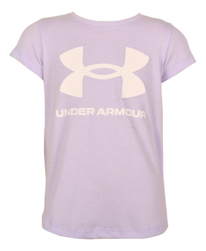 Remera Manga Corta Under Armour Niñas 1382340-515/lil/cuo