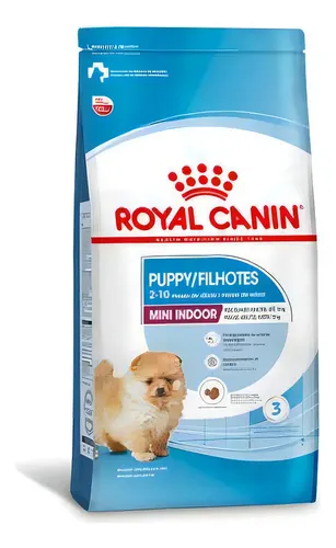 Ração Royal Canin Cães Filhotes Puppy Mini Indoor 7,5kg