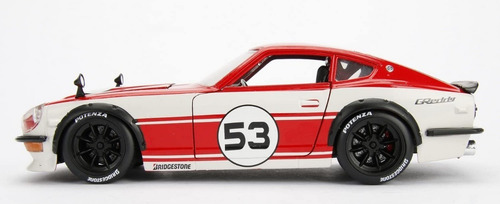 Datsun 240z 1972 Import Racer Jdm Tunner Jada 1/24 (Reacondicionado)