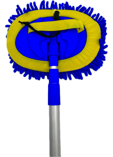 1 Mop Lava Autos Coches De Microfibra Extensible