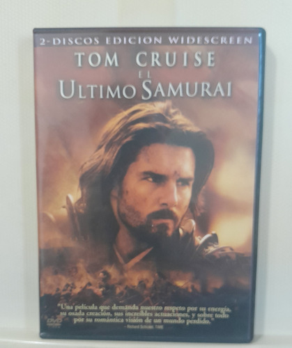 El Ultimo Samurai Edward Zwick Warner Dvd -2 Discos- (Usado)