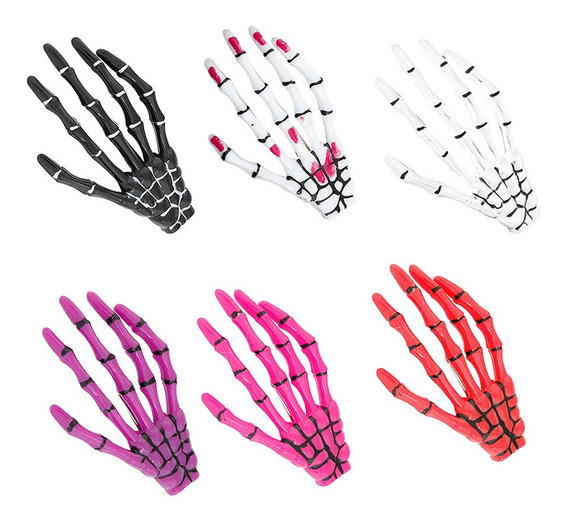 6pcs Forma De Hueso De Mano Horquilla Fantasma Garras De Man 6pcs Forma De Hueso De Mano Horquilla Fantasma Garras De Man
