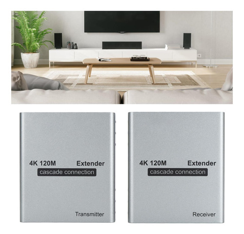4k Hdmi Sobre Ethernet Cat5e Cat6 Extensor, Extensor Rj45 M
