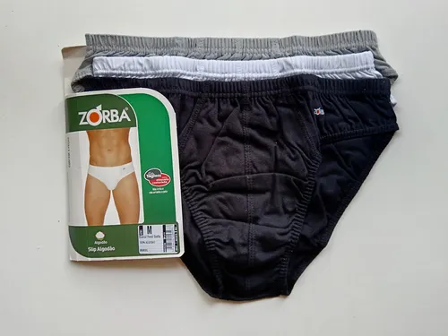 comprar Slip Zorba 100 % Algodón Pack De Tres.