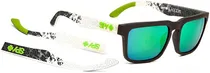 Comprar  Lentes Sol Spy Optic Helm Ken Block Negro Mate\u002Fgris Verde S