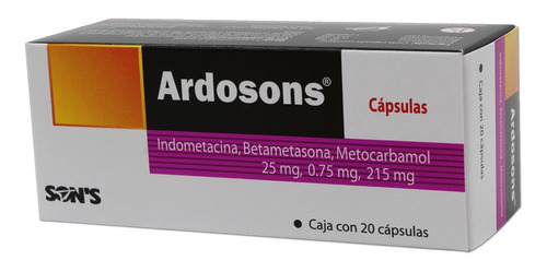 Ardosons 20 Cápsulas 25/0.75/215mg