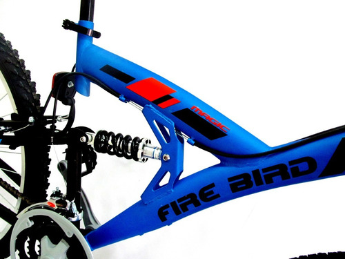 Imagen 6 de 10 de Bicicleta Fire Bird Mtb R.26 Doble Suspension. Envio Gratis