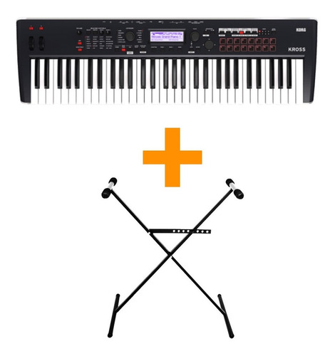 Korg Kross 2 61 Teclas Sintetizador + Tijera + Fuente