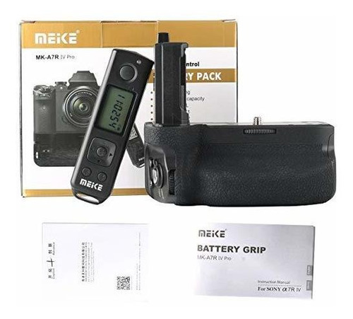 Imagen 5 de 5 de Mk A7r 4 Pro Empuñadura Vertical Para Sony A7iv A9ii Lcd 2,4