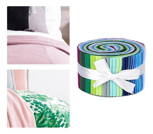 72 Tiras De Tela De 6,3 Cm Para Acolchado, Estampado Floral,