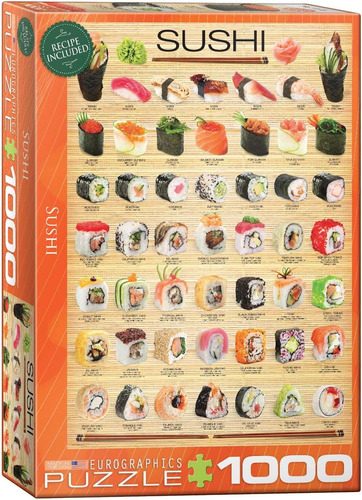 Eurographics Sushi Puzzle (1000 Piezas), Naranja