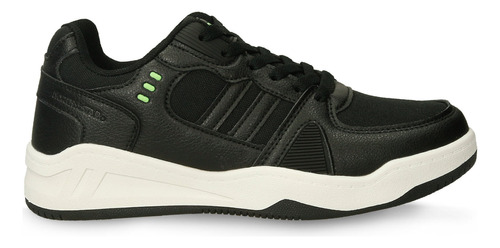 Tenis Casuales Negro-blanco North Star Iago Break Hombre