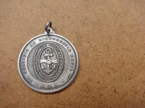 Medalla Militar Faro San Juan Armada Ara Marina Guerra Salva (Usado)