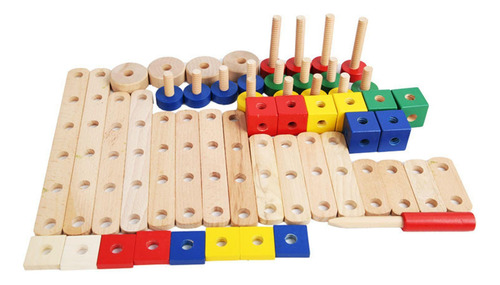 Juego De Construcción De Juguetes Con Tuercas Y Tornillos