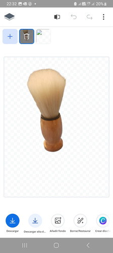 Brocha De Afeitar Shaving Brush Clásica, Mango De Madera