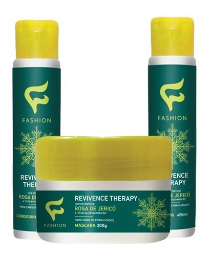 Fashion - Kit Revivence Therapy Cabelos Fragilizados 3 Itens