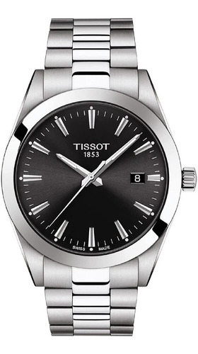 Relógio Masculino Tissot T1274101105100 Gentleman Safira